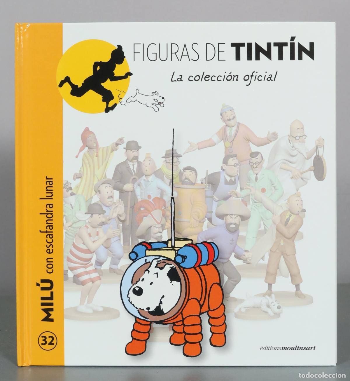 C&oacute;mics: Figuras de Tint&iacute;n: La colecci&oacute;n oficial - Mil&uacute; con escafandra lunar - &Eacute;ditions Moulinsart