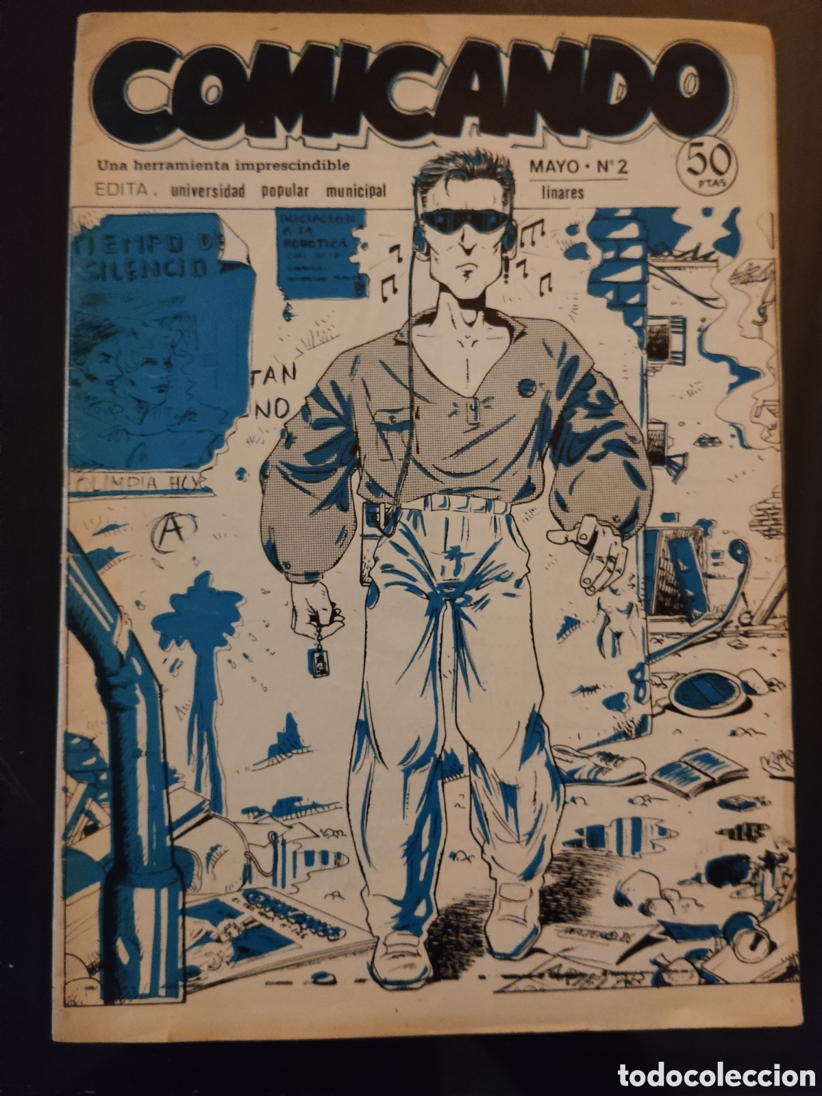 C&oacute;mics: COMICANDO LINARES JAEN 1986 MAYO N&deg;2