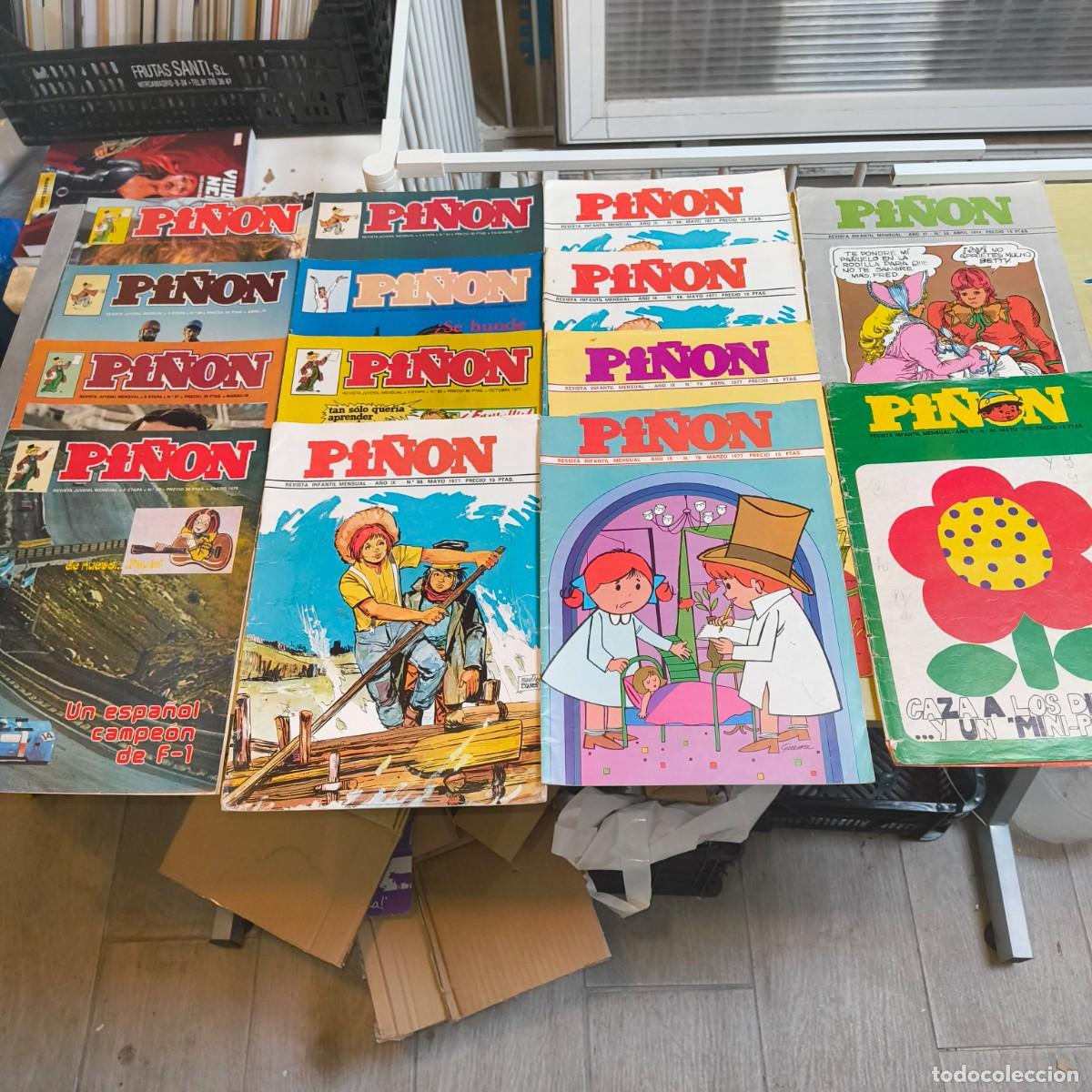 C&oacute;mics: Pi&ntilde;&oacute;n &ndash; Lote de 14 revistas de los a&ntilde;os 70