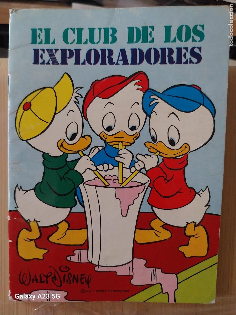 C&oacute;mics: CLUB DE LOS EXPLORADORES DISNEY A&Ntilde;O 1975 SUSAETA 16.5X12CMS 20PAG LE&Iacute;DO ORIGINAL TEBEO COMIC