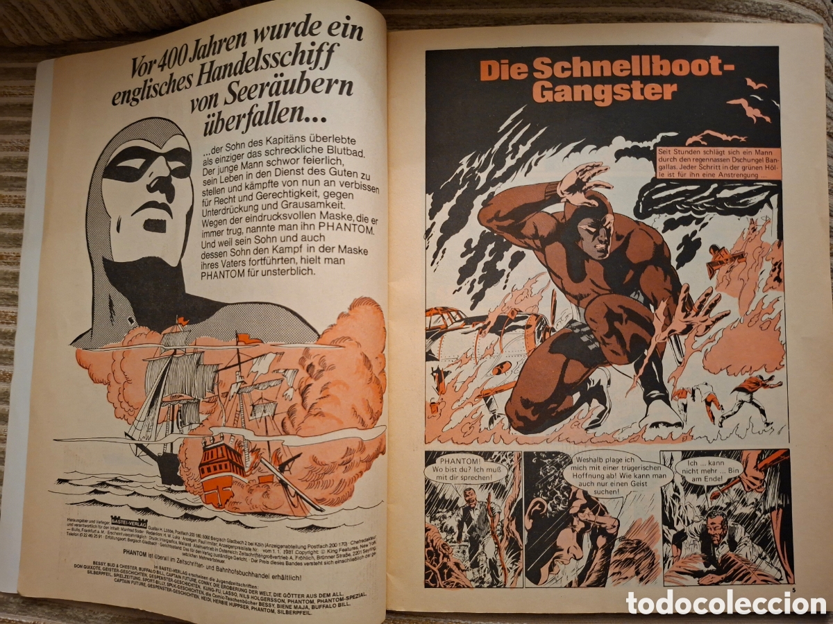 C&oacute;mics: PHANTOM, DIE SCHNELLBOOT-GANGSTER (EN ALEMAN) - Foto 3
