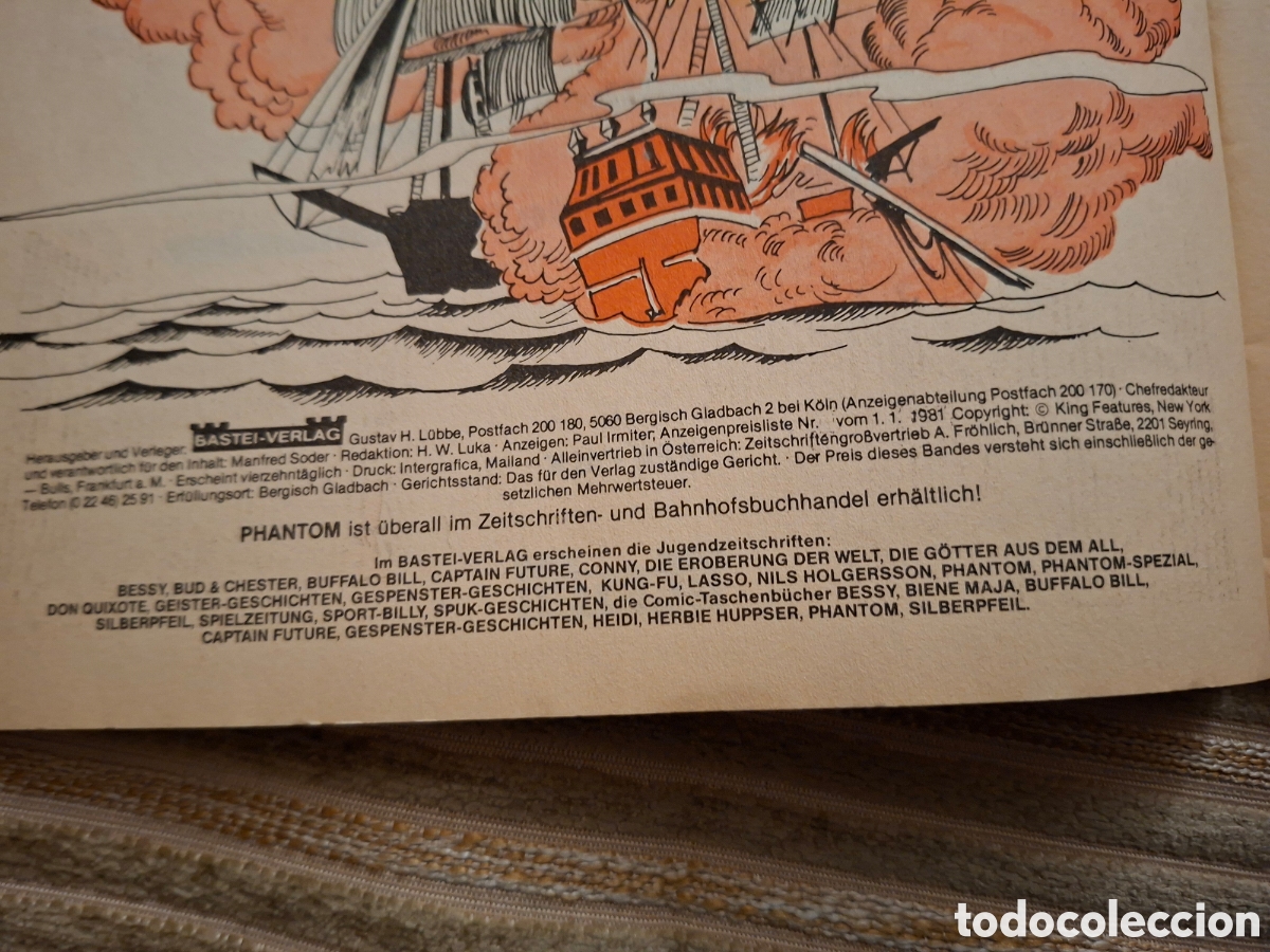 C&oacute;mics: PHANTOM, DIE SCHNELLBOOT-GANGSTER (EN ALEMAN) - Foto 5
