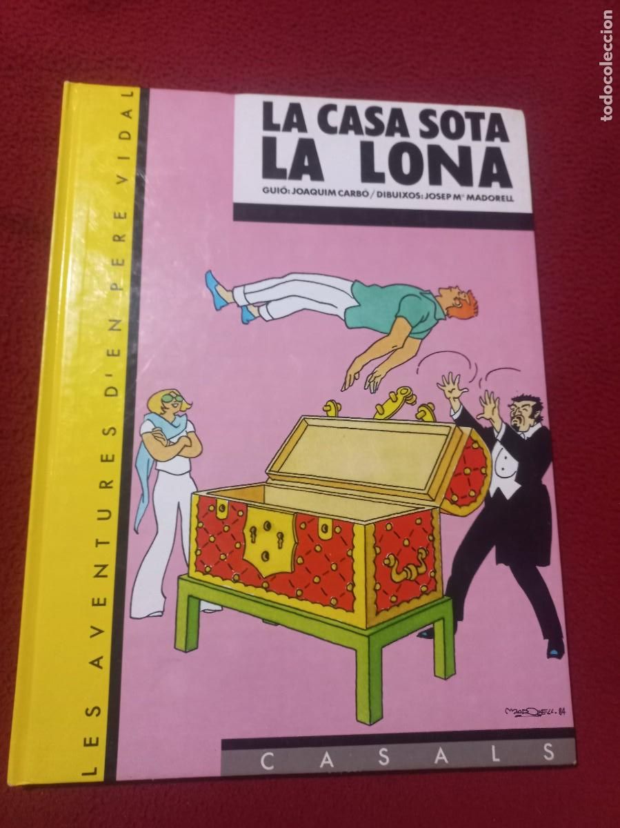 C&oacute;mics: LA CASA SOTA LA LONA - P&Egrave;RE VIDAL 4 - CARBO & MADORELL - ED. CASALS - CARTONE - EN CATALAN