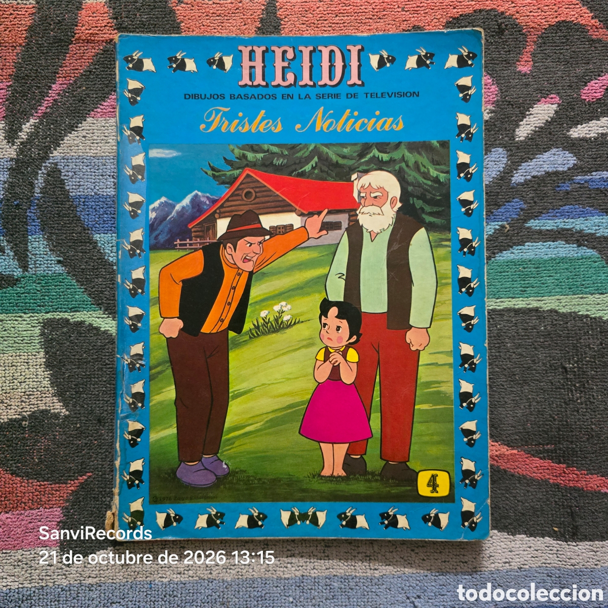 C&oacute;mics: HEIDI 4: TRISTES NOTICIAS (RECREATIVAS)