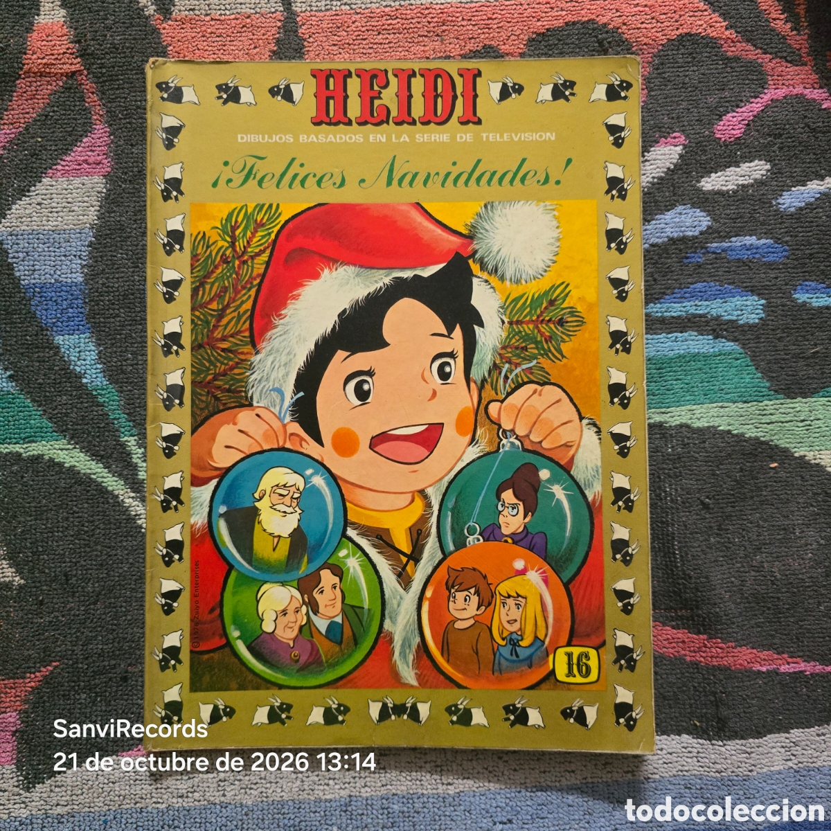 C&oacute;mics: HEIDI 16: &iexcl;FELICES NAVIDADES! (RECREATIVAS)