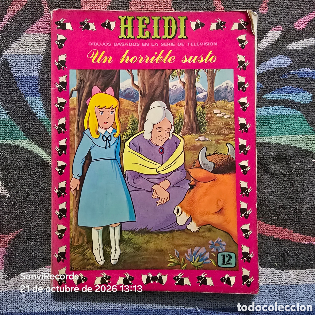 C&oacute;mics: HEIDI 12: UN HORRIBLE SUSTO (RECREATIVAS)