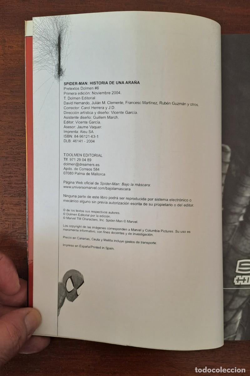 C&oacute;mics: Spider-man. Hist&oacute;ria de una ara&ntilde;a. Pretextos Dolmen. - Foto 4