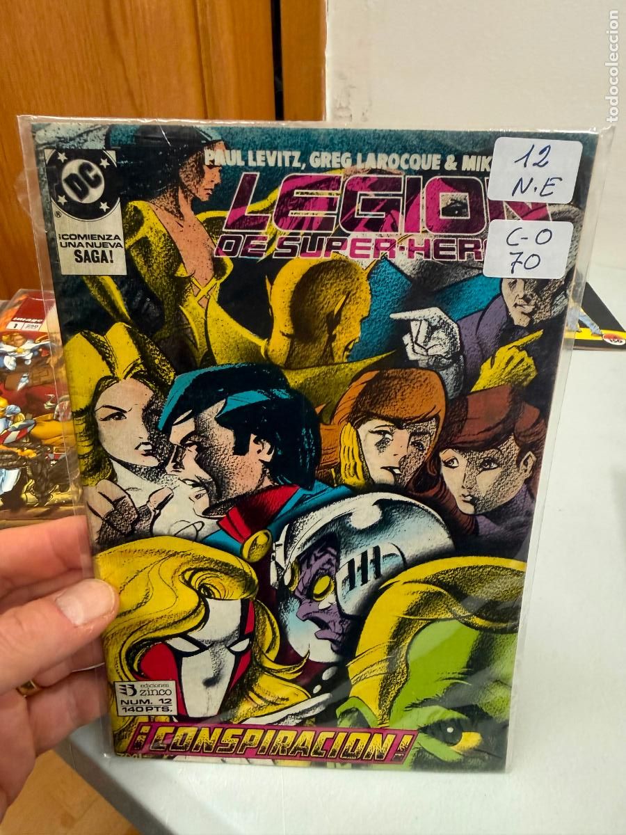 C&oacute;mics: LEGION DE SUPER-HEROES EDITORIAL ZINCO NUMERO 12