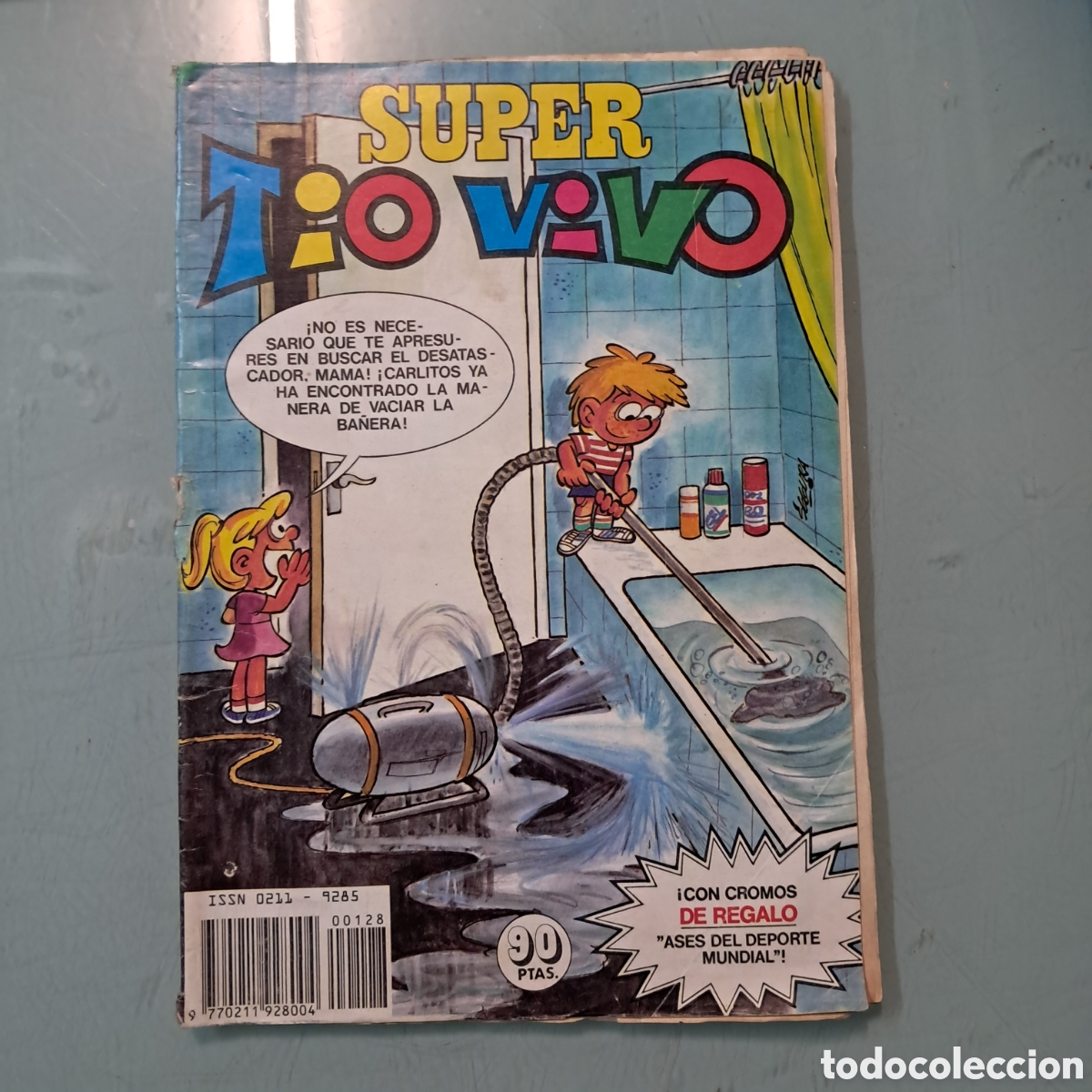 C&oacute;mics: Super T&iacute;o Vivo, 90 pesetas,n&uacute;mero 128