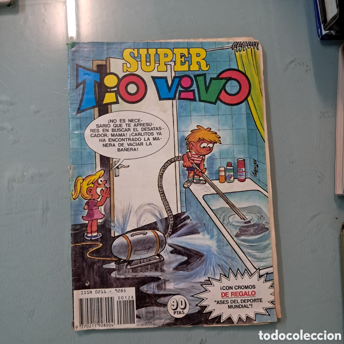 C&oacute;mics: Super T&iacute;o Vivo,90 pesetas,n&uacute;mero 128