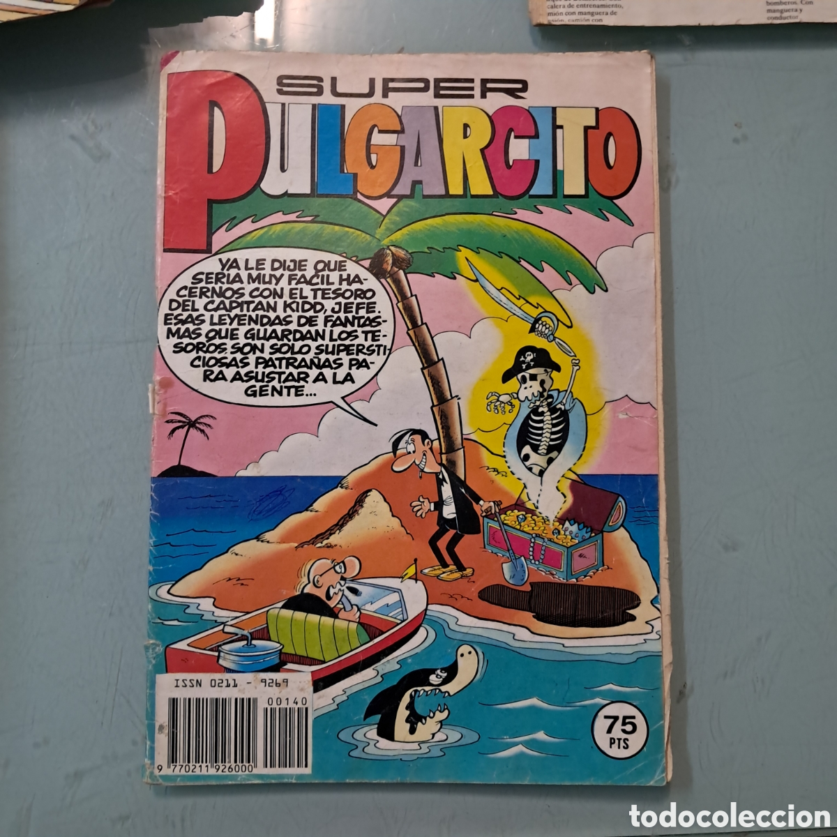 C&oacute;mics: Super Pulgarcito, 75 pesetas, n&uacute;mero 140