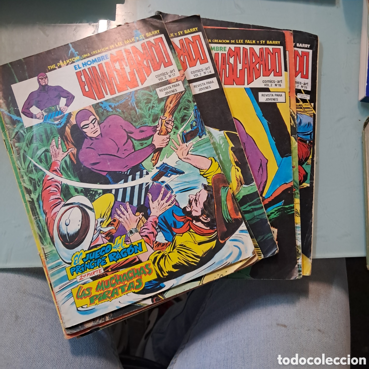 C&oacute;mics: El hombre enmascarado, C&oacute;mics art, volumen 2, 17, 16,28, 11, 14, 34,15, 18, 26