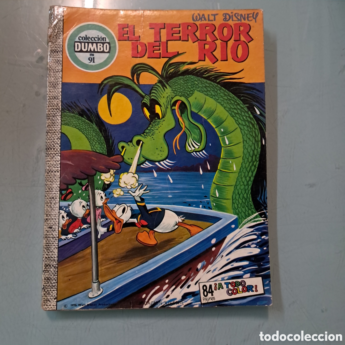C&oacute;mics: El terror del R&iacute;o, Walt Disney, Colecci&oacute;n Dumbo, 91