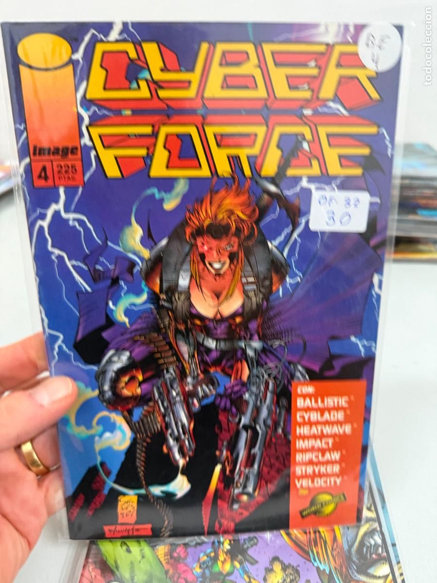 C&oacute;mics: CYBER FORCE EDITORIAL IMAGE NUMERO 4 BUEN ESTADO