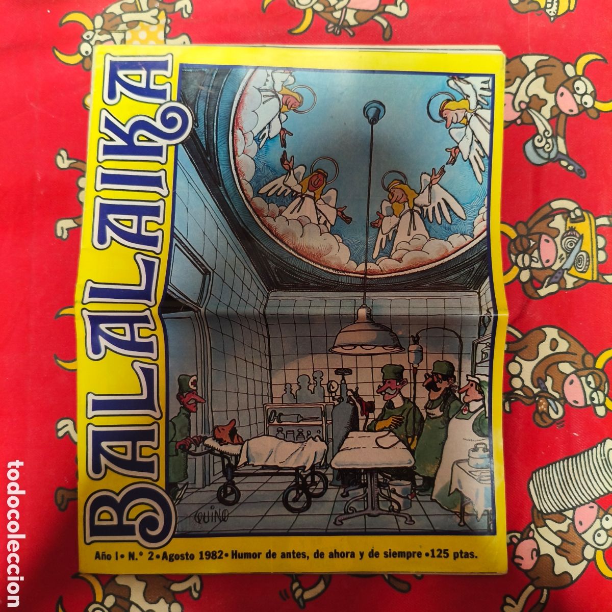 C&oacute;mics: BALALAIKA A&Ntilde;O I N&deg; 2 AGOSTO 1982 BOCACCIO MADRID POSTER SU TURNO JESUS HERMIDA TVE