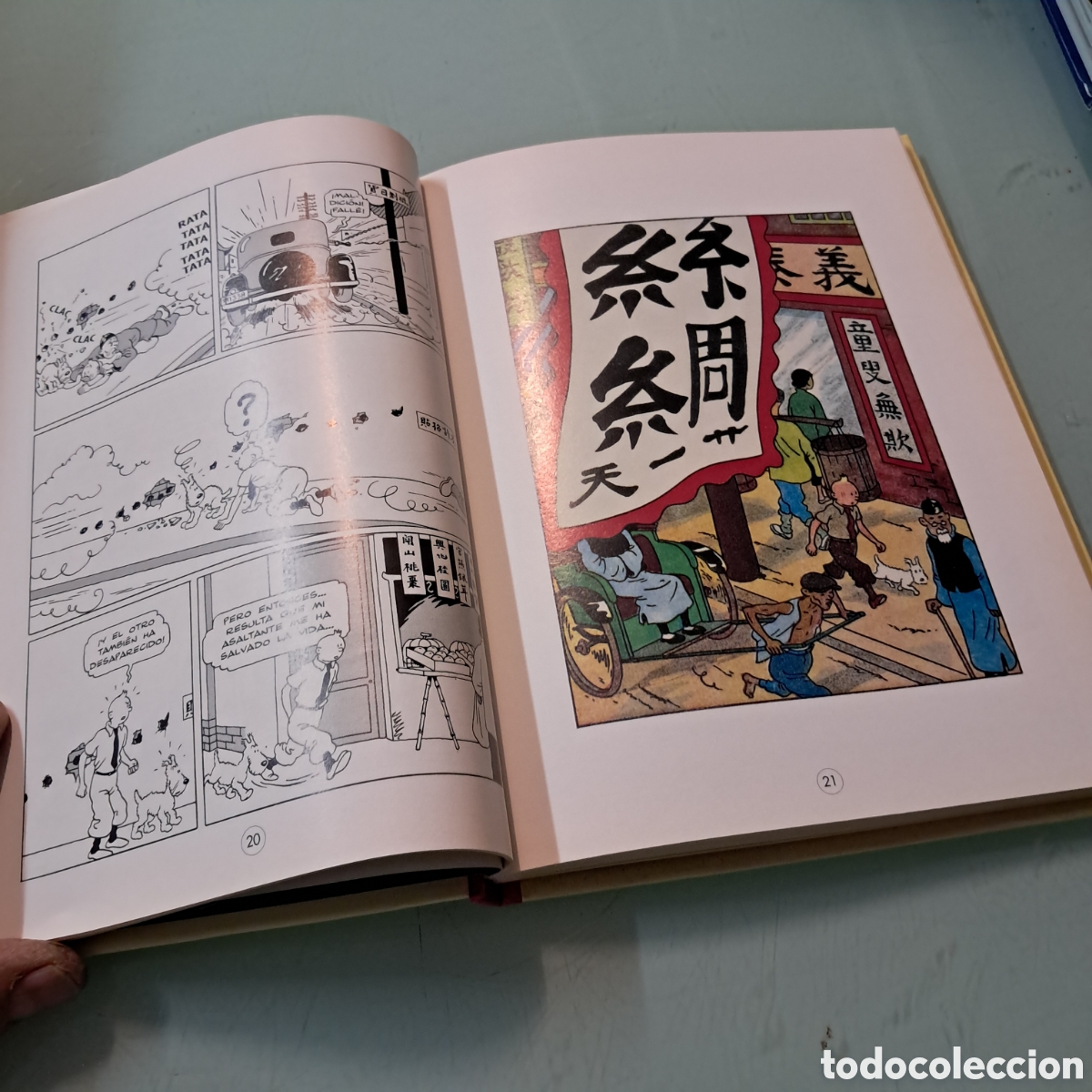C&oacute;mics: Tintin, El loto azul, Casterman - Foto 4