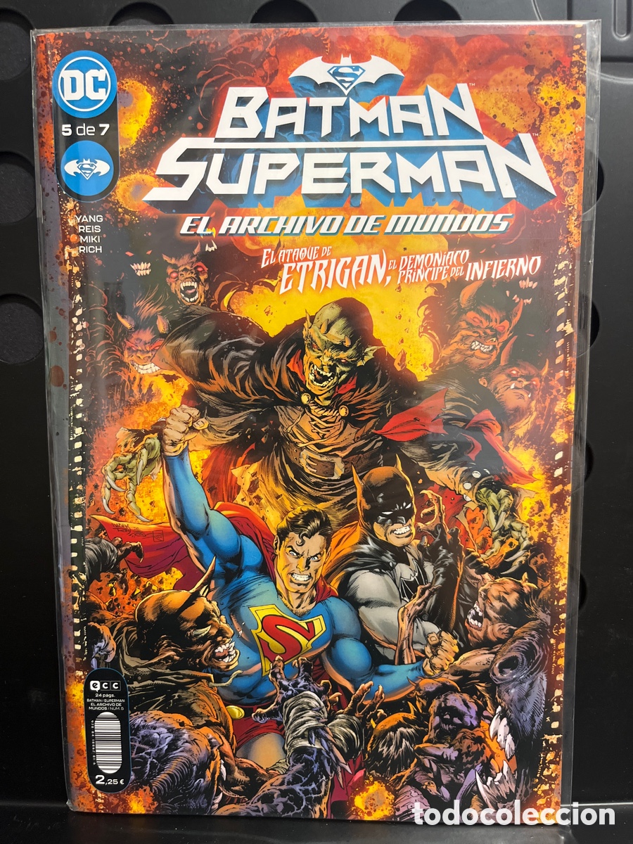 C&oacute;mics: BATMAN & SUPERMAN N.5 EL ARCHIVO DE MUNDOS DC ECC ( 2021/2022 )