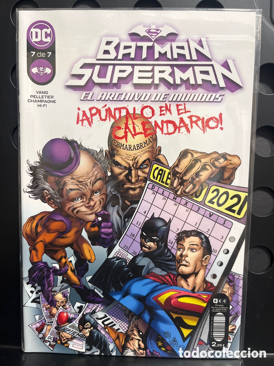 C&oacute;mics: BATMAN & SUPERMAN N.7 EL ARCHIVO DE MUNDOS DC ECC ( 2021/2022 )