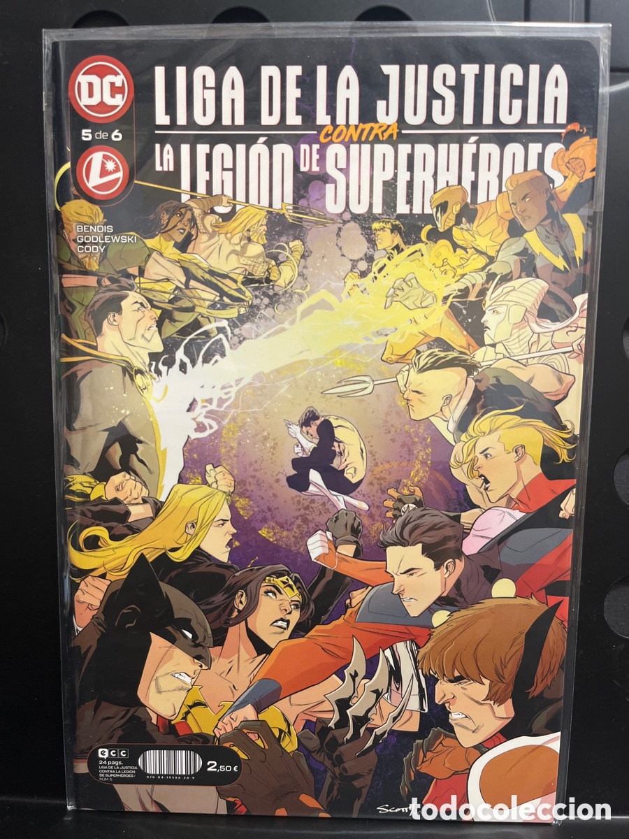 C&oacute;mics: LIGA DE LA JUSTICIA N.5 CONTRA LA LEGI&Oacute;N DE SUPERH&Eacute;ROES DC ECC ( 2022/2023 )