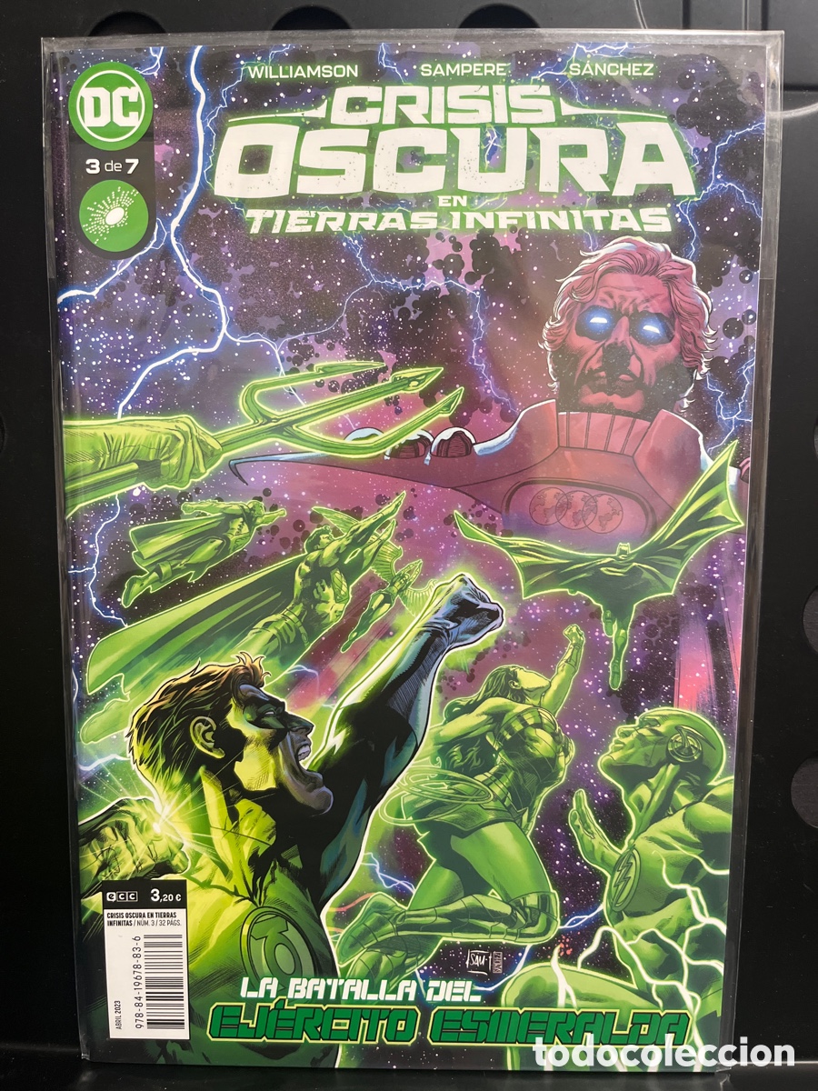 C&oacute;mics: CRISIS OSCURA EN TIERRAS INFINITAS N.3 LA BATALLA DEL EJ&Eacute;RCITO ESMERALDA DC ECC ( 2023 )