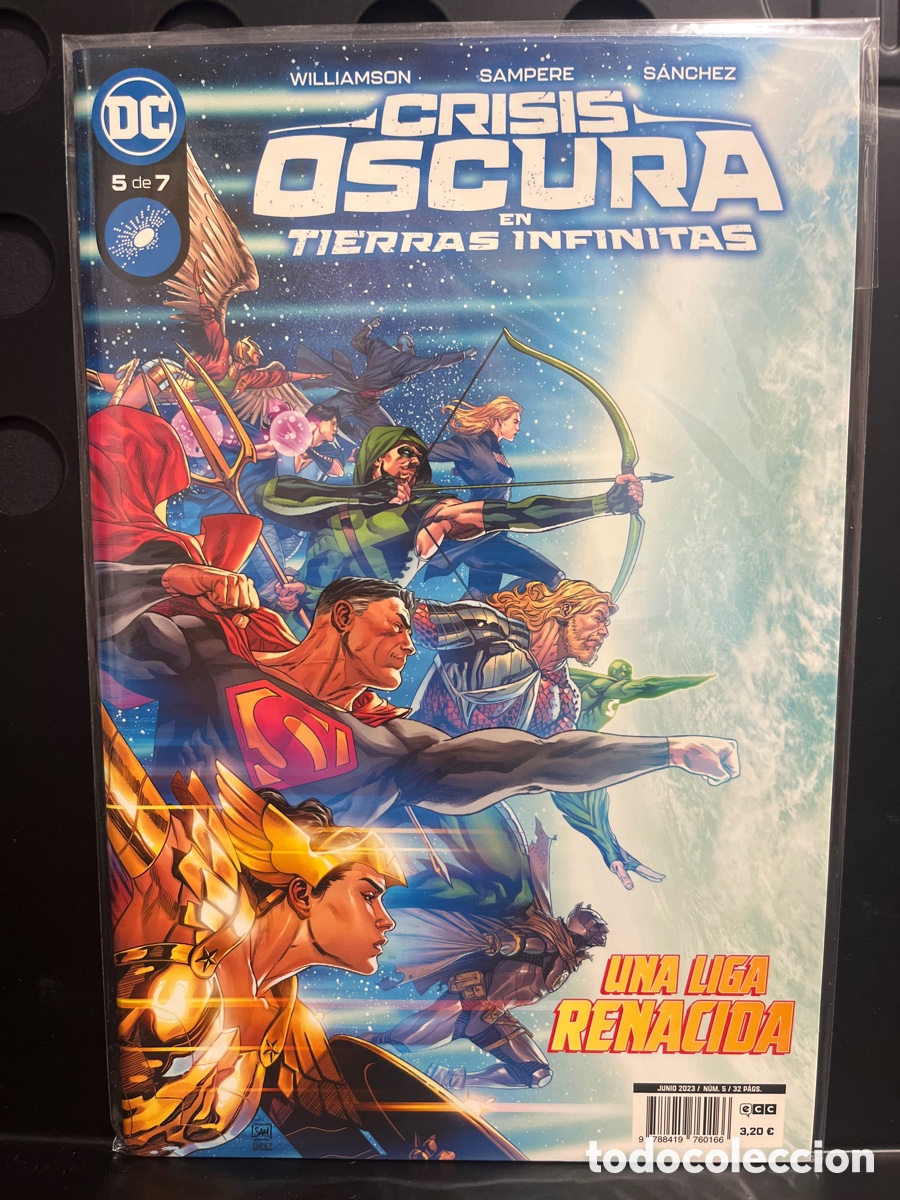 C&oacute;mics: CRISIS OSCURA EN TIERRAS INFINITAS N.5 UNA LIGA RENACIDA DC ECC ( 2023/... )