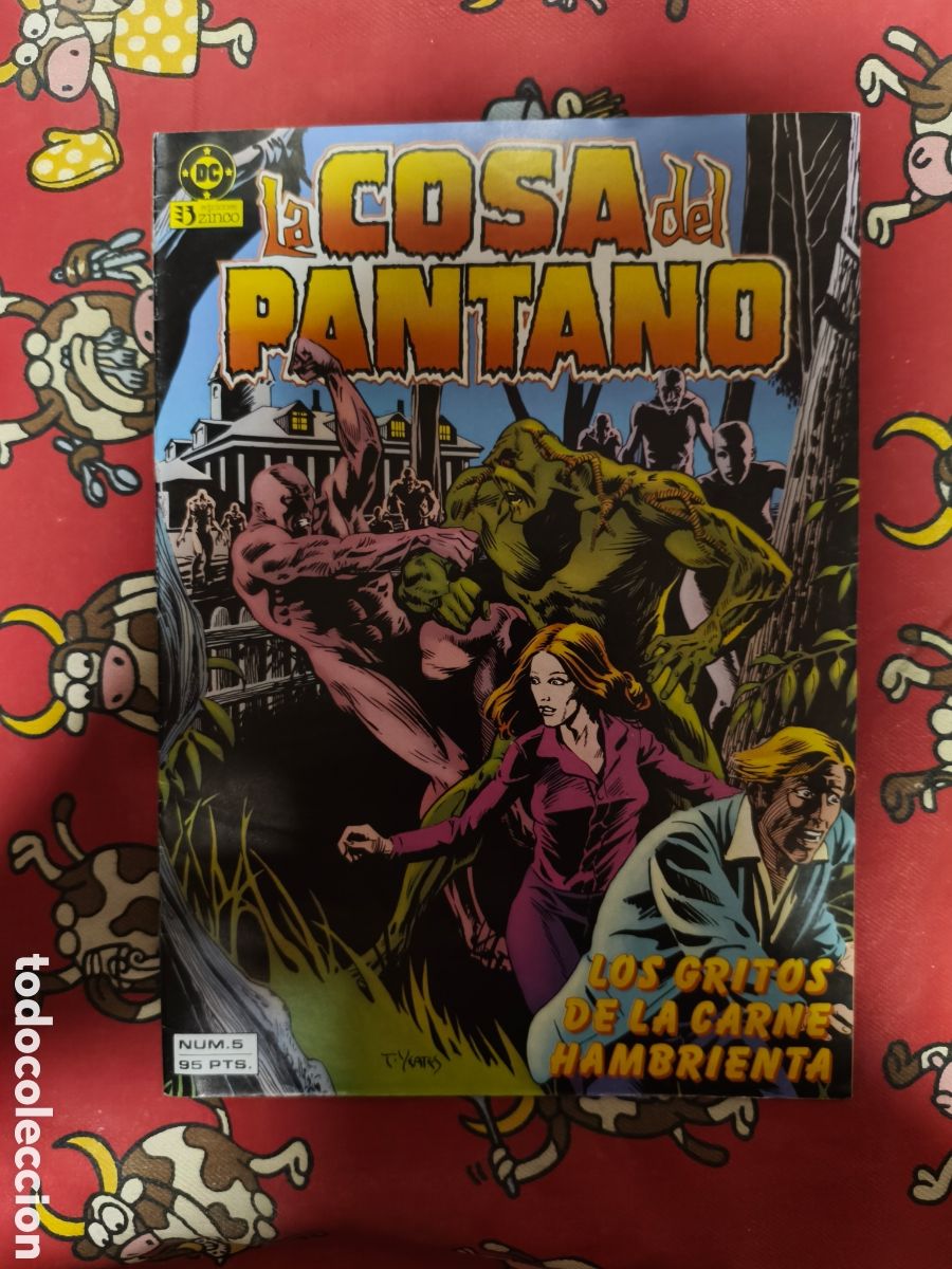 C&oacute;mics: LA COSA DEL PANTANO N&deg; 5 LOS GRITOS DE LA CARNE HAMBRIENTA - DC EDICIONES ZINCO