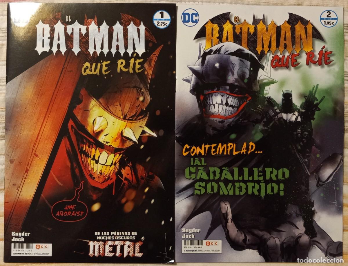 C&oacute;mics: EL BATMAN QUE R&Iacute;E #1-8, de SCOTT SNYDER y JOCK (ECC) SERIE COMPLETA - Foto 2