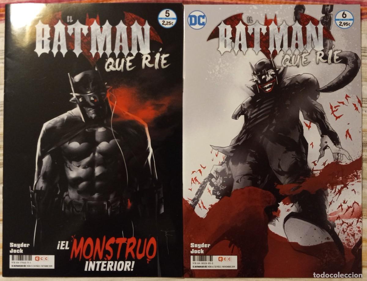 C&oacute;mics: EL BATMAN QUE R&Iacute;E #1-8, de SCOTT SNYDER y JOCK (ECC) SERIE COMPLETA - Foto 4