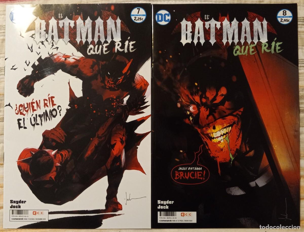 C&oacute;mics: EL BATMAN QUE R&Iacute;E #1-8, de SCOTT SNYDER y JOCK (ECC) SERIE COMPLETA - Foto 5