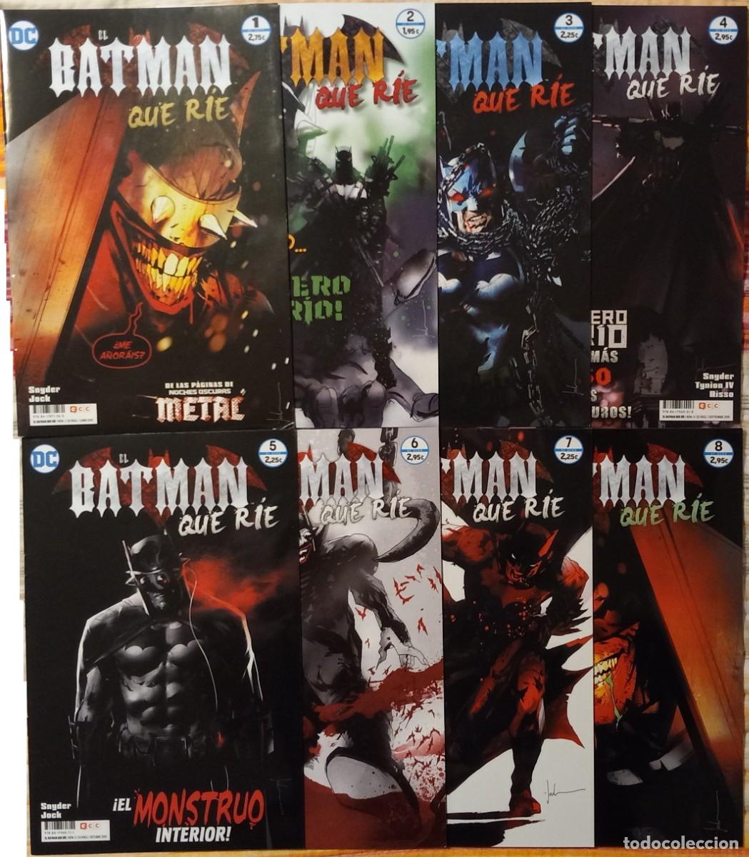 C&oacute;mics: EL BATMAN QUE R&Iacute;E #1-8, de SCOTT SNYDER y JOCK (ECC) SERIE COMPLETA