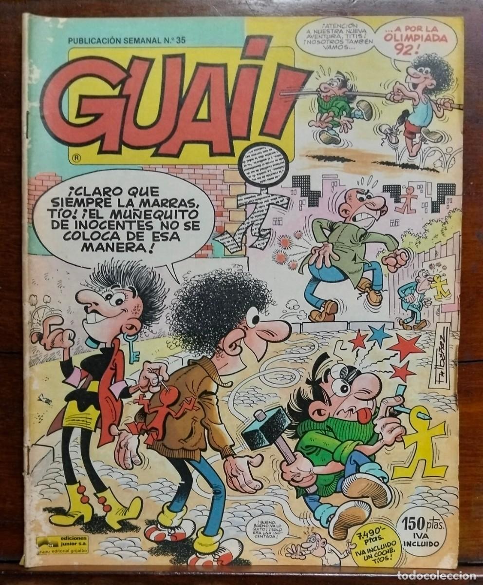 C&oacute;mics: GUAI ! - Publicaci&oacute;n semanal n&ordm;35 - GRANDES AUTORES DEL C&Oacute;MIC JUVENIL - A&Ntilde;OS 70 - ED. JUNIOR