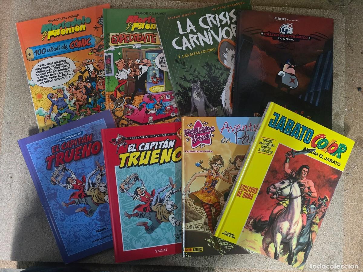 C&oacute;mics: Lote 8 Tebeos Tapa Dura