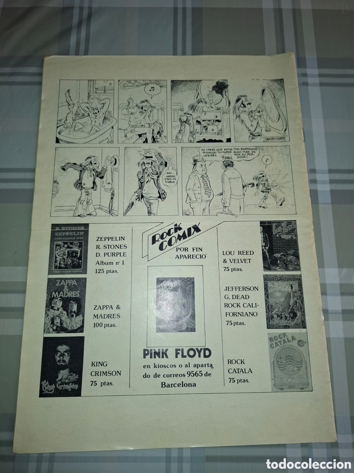 C&oacute;mics: Las aventuras de Harold Hedd , Extra de Rock Comix - Foto 2