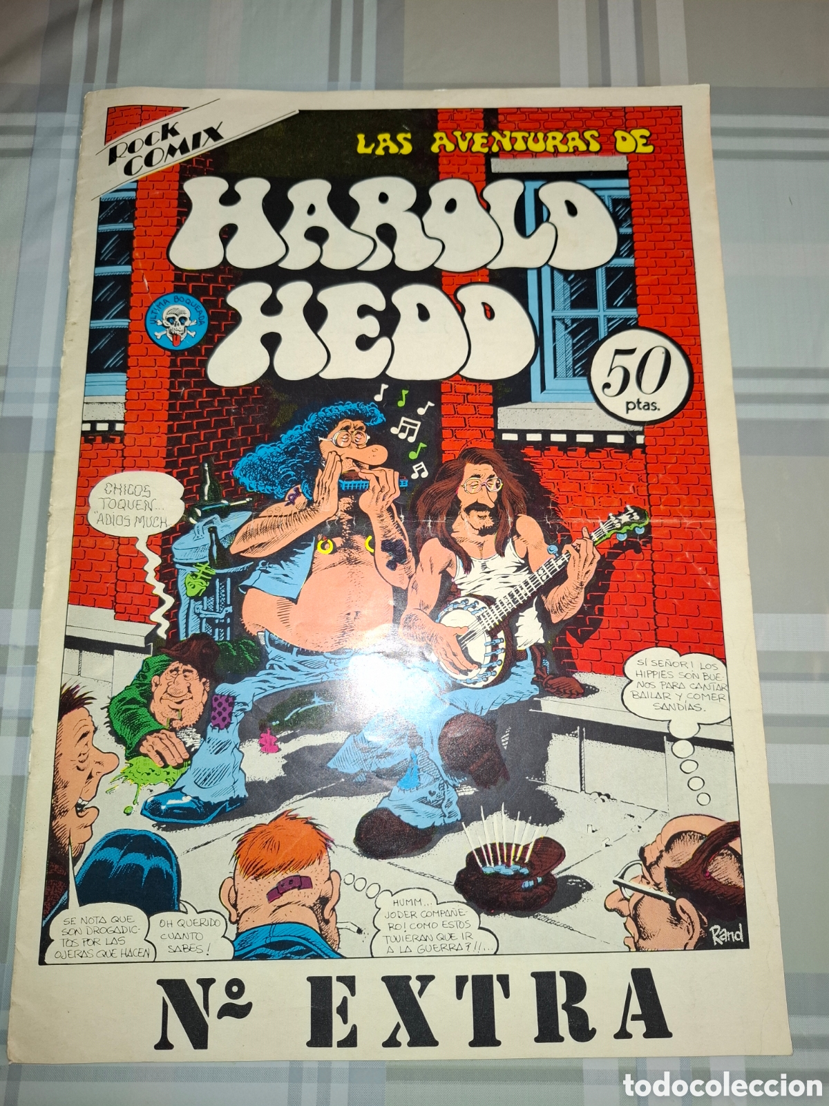 C&oacute;mics: Las aventuras de Harold Hedd , Extra de Rock Comix