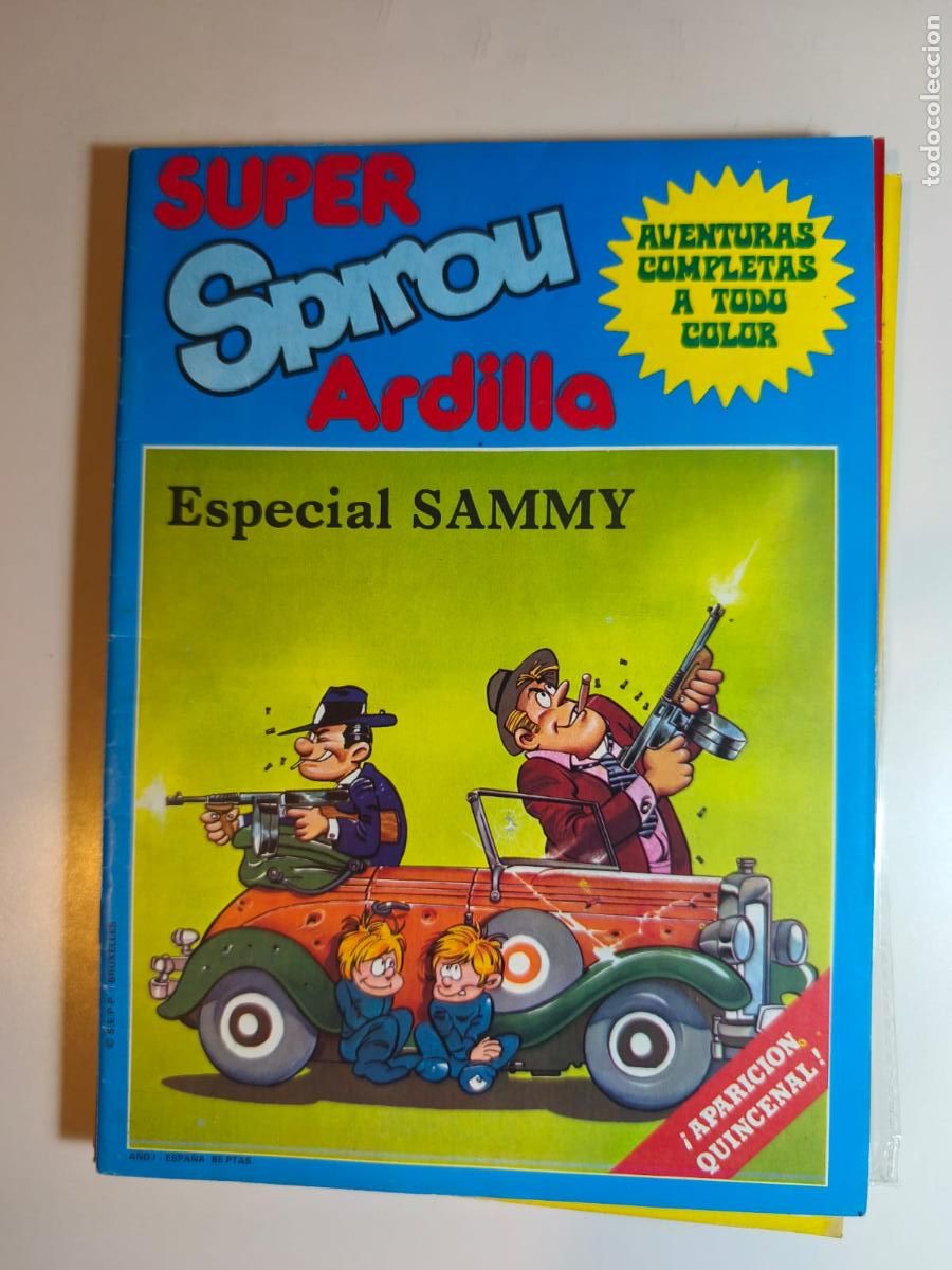 C&oacute;mics: SUPER SPIROU ARDILLA N&ordm; 02. MUNDIS, 1981.