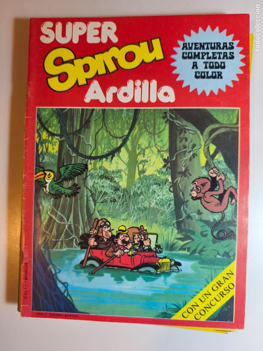 C&oacute;mics: SUPER SPIROU ARDILLA N&ordm; 08. MUNDIS, 1981.