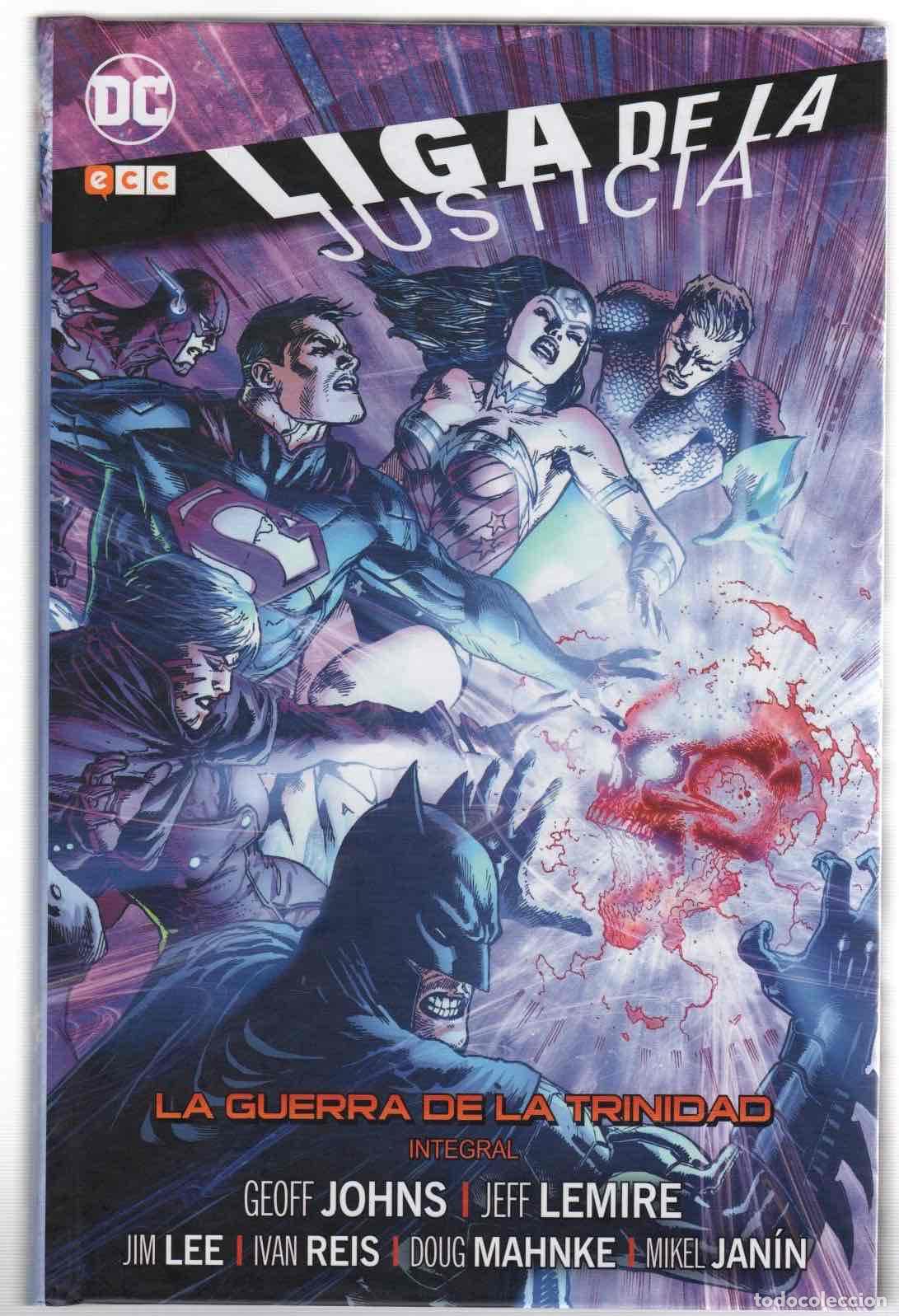 C&oacute;mics: LIGA DE LA JUSTICIA LA GUERRA DE LA TRINIDAD. INTEGRAL. GEOFF JOHNS - JEFF LEMIRE ECC EDICIONES 2017