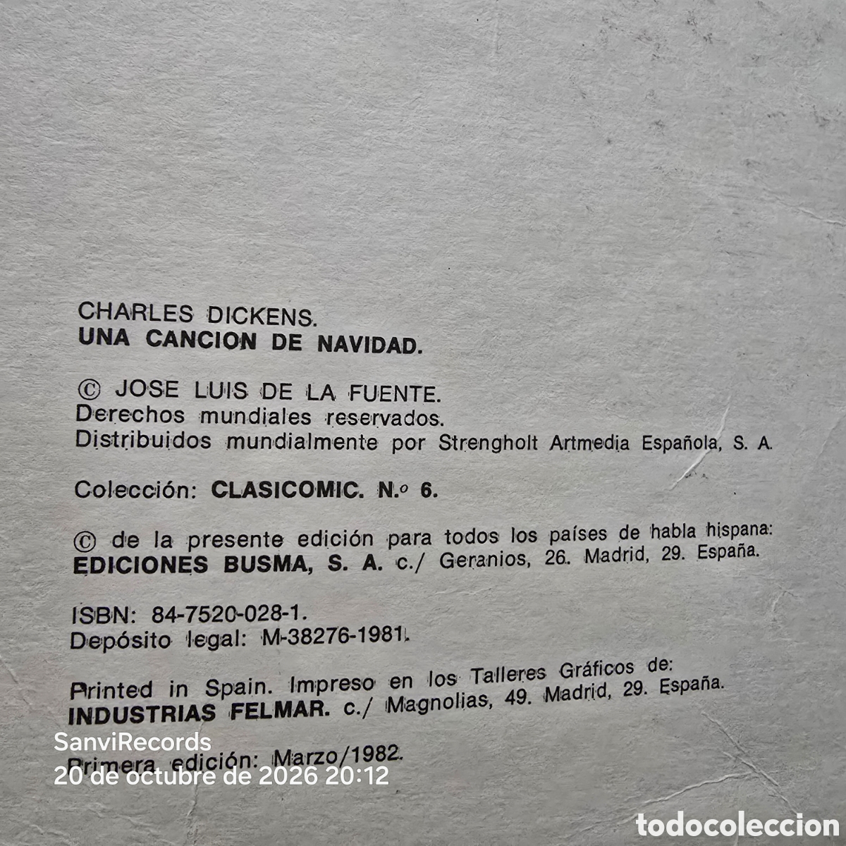 C&oacute;mics: UNA CANCI&Oacute;N DE NAVIDAD (CHARLES DICKENS) (CLASICOMIC) - Foto 2