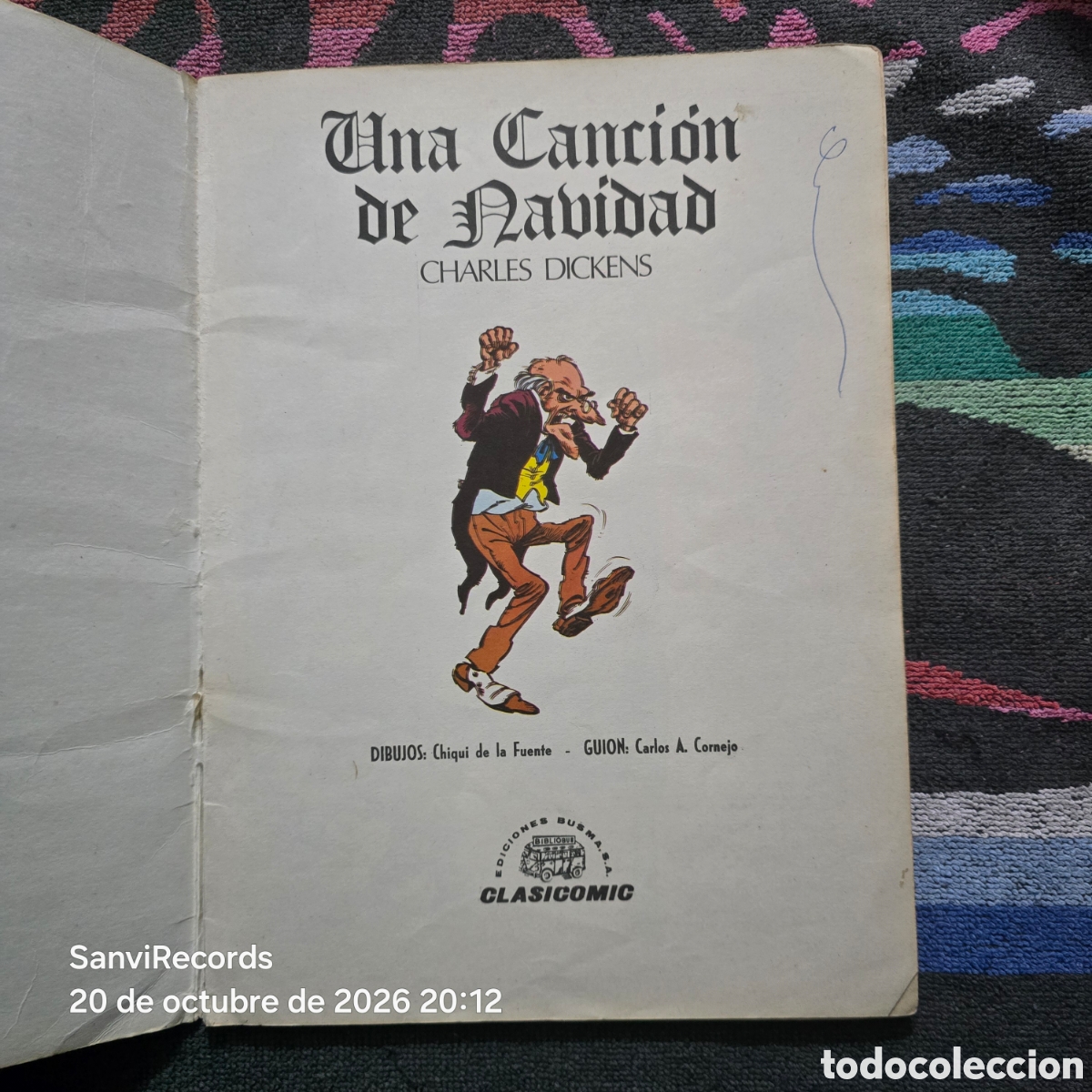 C&oacute;mics: UNA CANCI&Oacute;N DE NAVIDAD (CHARLES DICKENS) (CLASICOMIC) - Foto 3