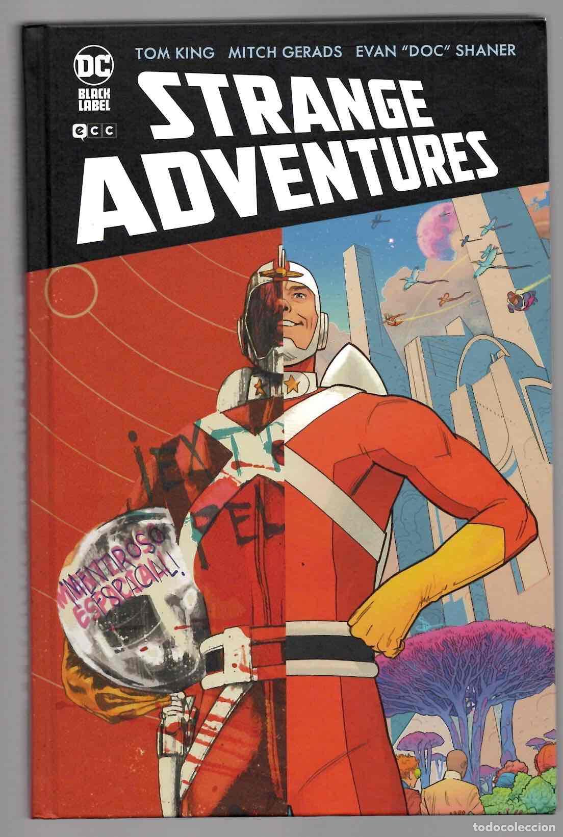 C&oacute;mics: STRANGE ADVENTURES. TOM KING, MITCH GERARDS, EVAN DOC SHANER. BLACK LABEL. ECC 2022