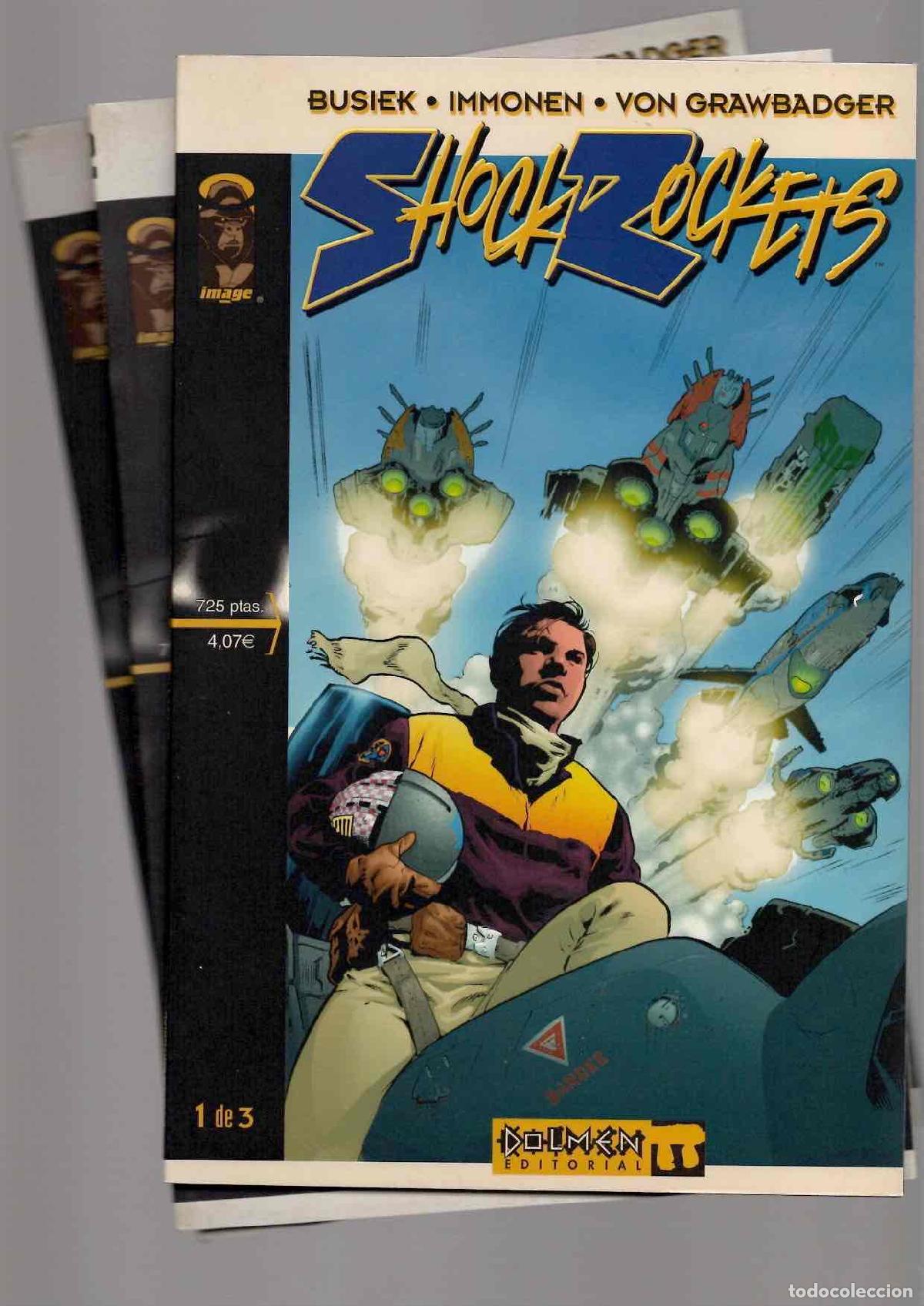C&oacute;mics: SHOCKROCKETS N&ordm; 1 AL 3, COMPLETA. BUSIEK. DOLMEN 2001 - Foto 1
