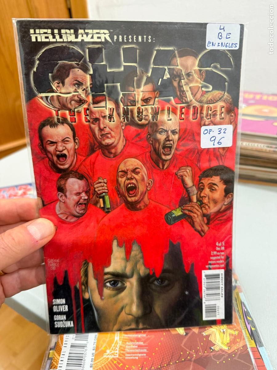 C&oacute;mics: HELLBRAZER NUMERO 4 BUEN ESTADO EN INGLES