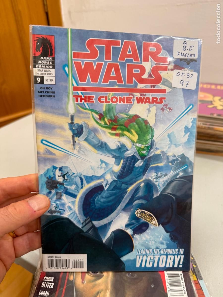 C&oacute;mics: STAR WARS THE CLONE WARS NUMERO 9 BUEN ESTADO EN INGLES
