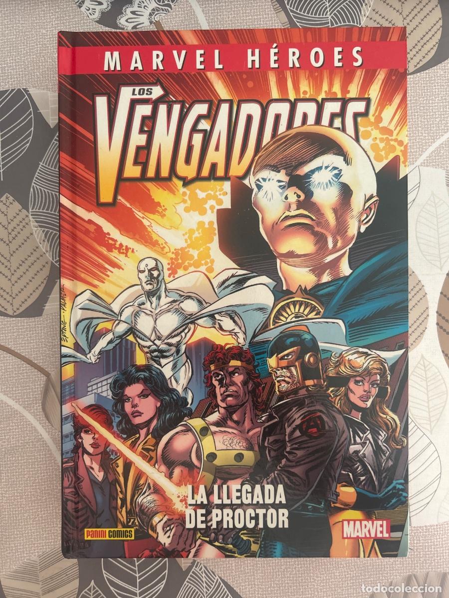 C&oacute;mics: Marvel h&eacute;roes, los vengadores, la llegada de Proctor, Panini en muy buen estado