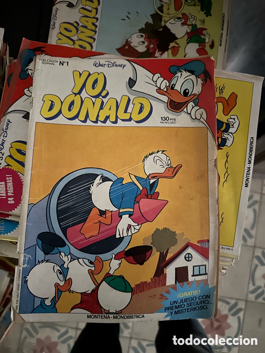 C&oacute;mics: Yo, Donald 48 n&uacute;meros a&ntilde;o 1986-87. Y Don Miki 18x