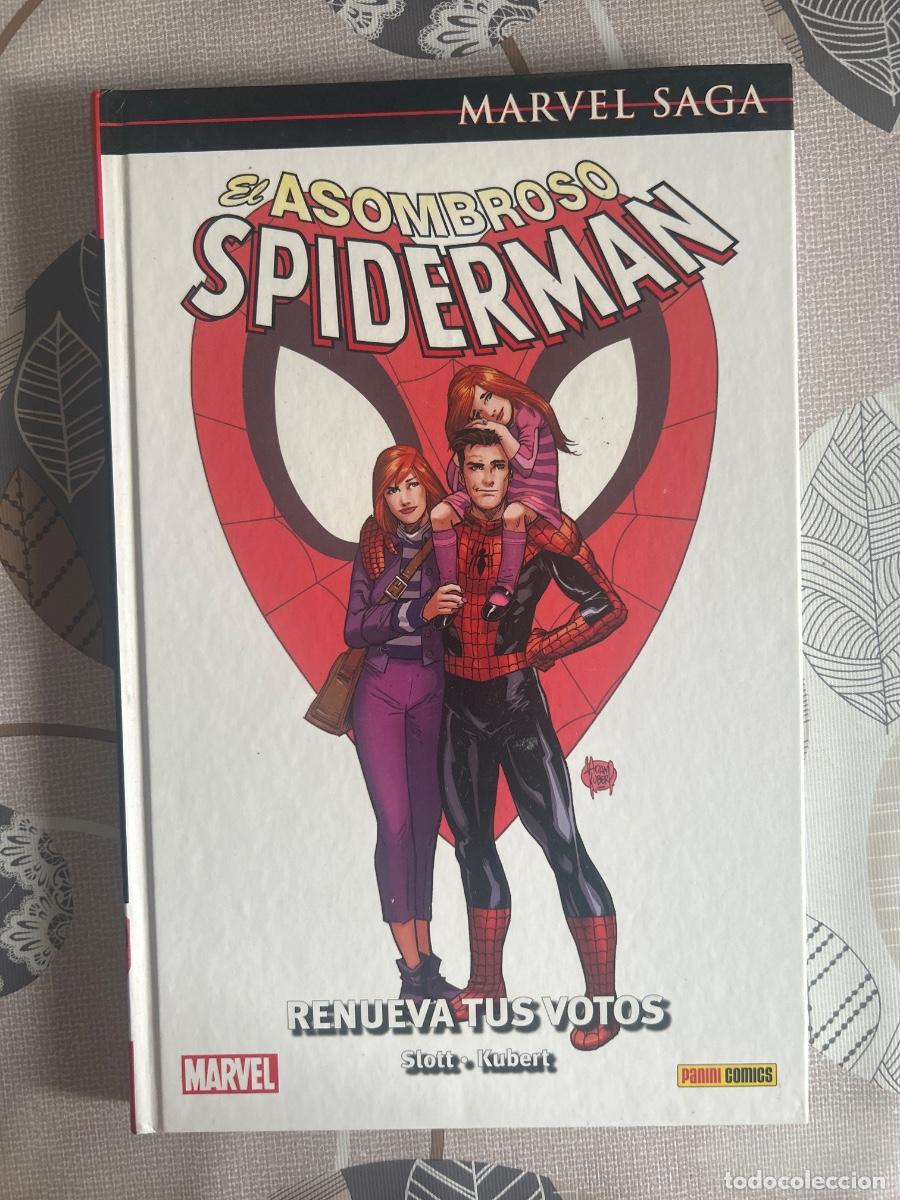 C&oacute;mics: Marvel saga 50, el asombroso Spiderman, renueva tus votos, Panini en muy buen estado