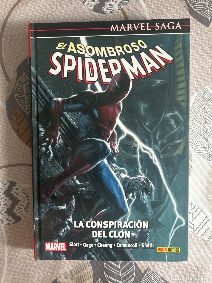 C&oacute;mics: Marvel saga 55, el asombroso Spiderman, la conspiraci&oacute;n del clon, Panini en muy buen estado