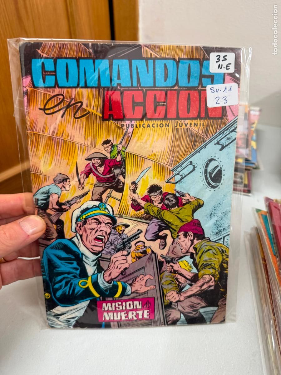 C&oacute;mics: COMANDOS EN ACCI&Oacute;N NUMERO 35 BUEN ESTADO - Foto 1