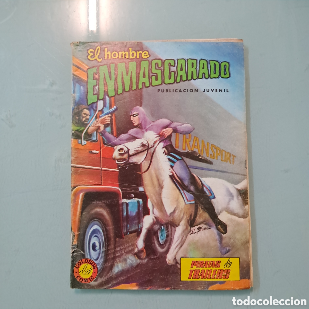 C&oacute;mics: El hombre enmascarado, colosos comic,50 pesetas, numero 11