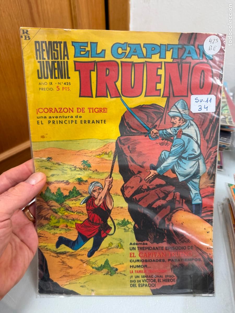 C&oacute;mics: EL CAPITAN TRUENO NUMERO 425 BUEN ESTADO